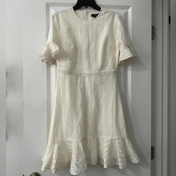 Banana Republic | Dresses | Banana Republic Offwhite Embroidered Womens  Dress Nwt | Poshmark